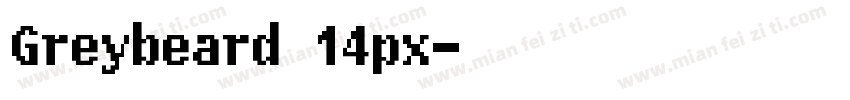 Greybeard 14px字体转换